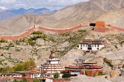 Ancient lamasery in Tibet