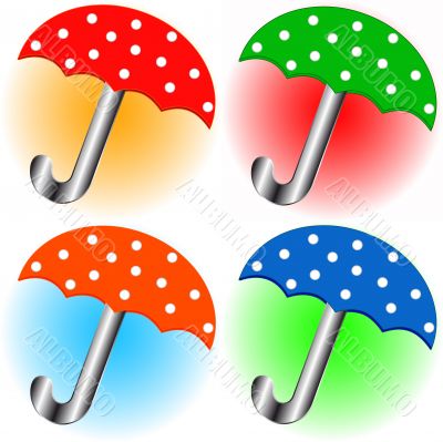Set of umbrellas Set of umbrellas