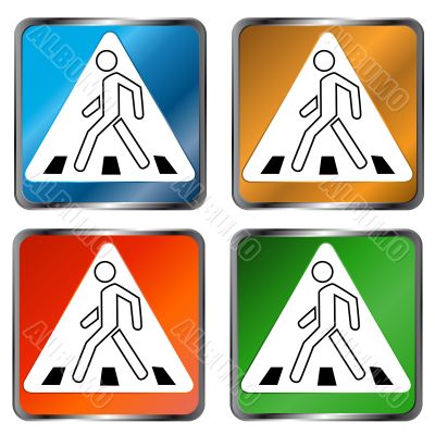 Pedestrian crossing signs