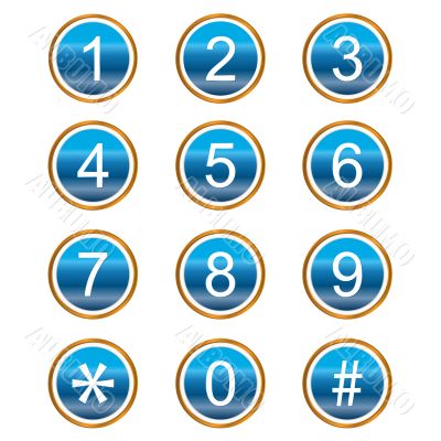 Numbers icons