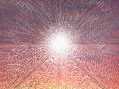 Red explosion