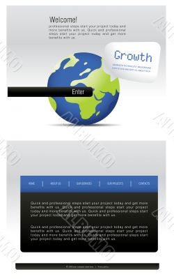 Website template