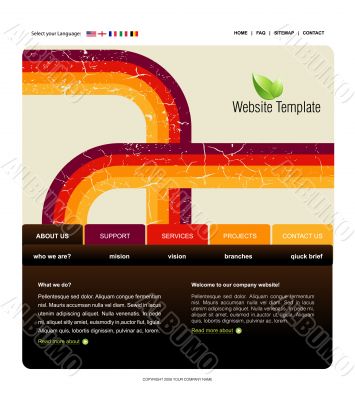 Website template