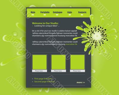 Website template