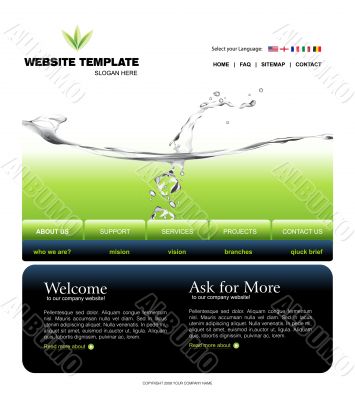 Website template