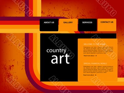 Website template