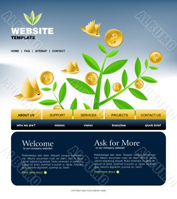 Website template