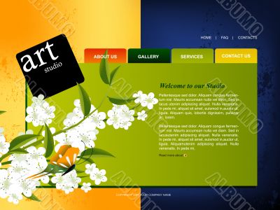 Website template