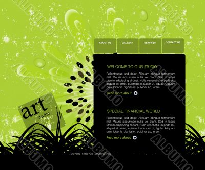 Website template