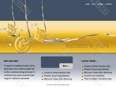 Website template