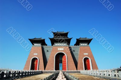 China Gate, traditional Chinese ancient building