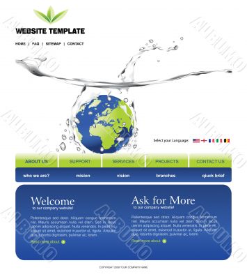 Website template