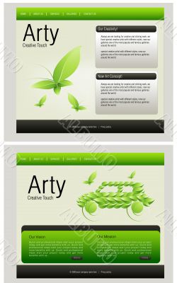 Website template