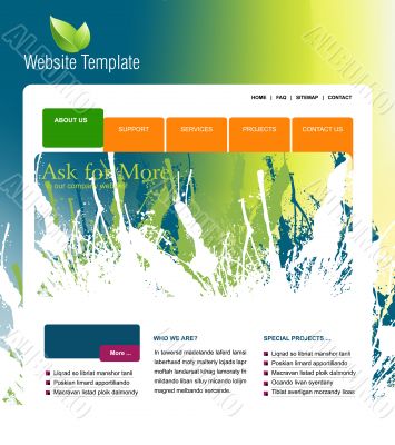 Website template