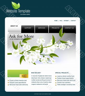 Website template