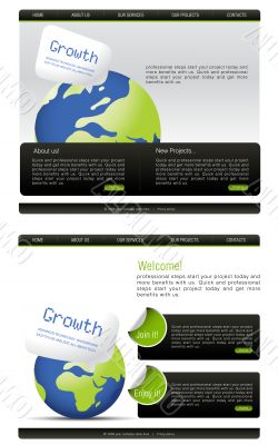 Website template