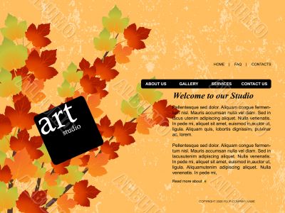 Website template