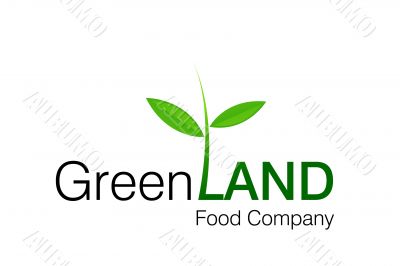 Green Land Logo for food and constructions Companies