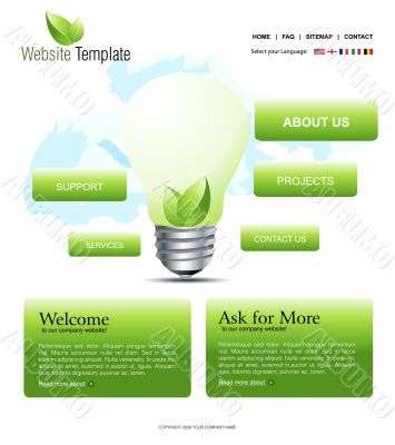 Website template