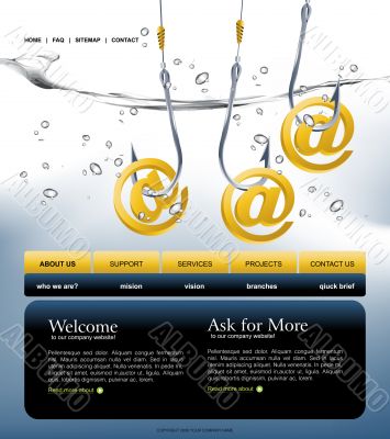 Website template