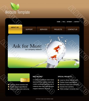 Website template