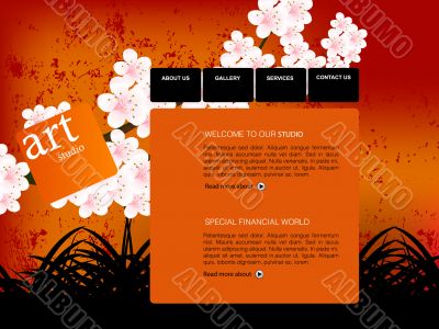 Website template