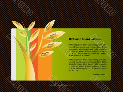 Website template