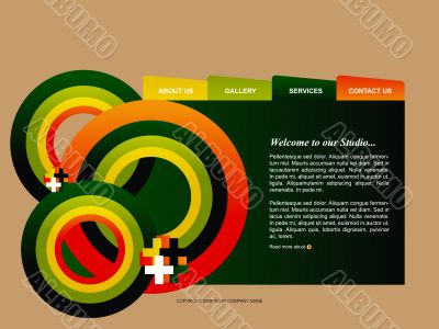 Website template