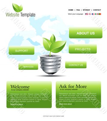 Website template