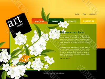 Website template