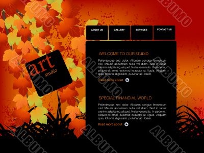 Website template