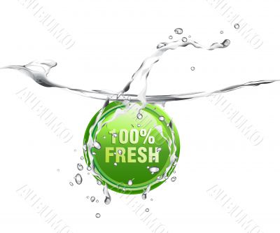 Fresh and pure water