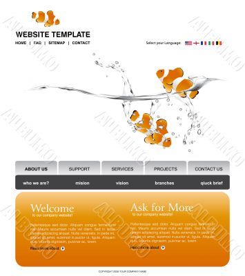 Website template