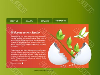 Website template