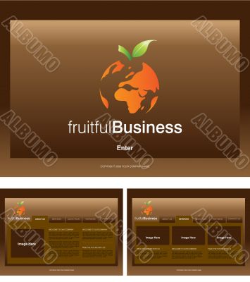 Website template