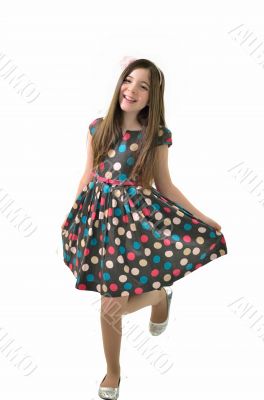 Pretty polka dot dress