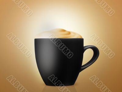 Cup of cappuccino 