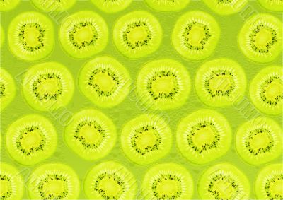 seamless background of fresh Kiwi slices seamless background of fresh Kiwi slices