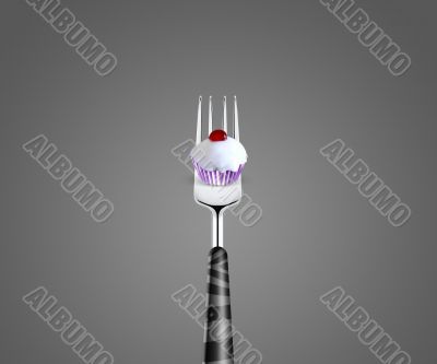 attractive muffin cake and froke attractive muffin cake and froke