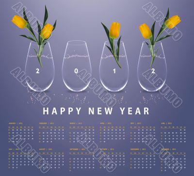 New year 2012 Calendar New year 2012 Calendar