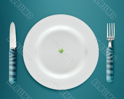 green peas on plate green peas on plate