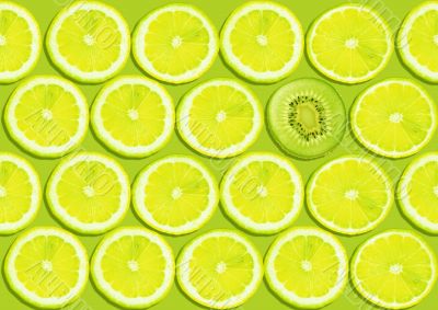 seamless lemon slices background
