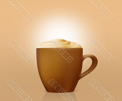 cup of cappuccino