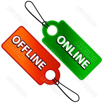 Online and offline icon
