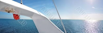 yacht in sea