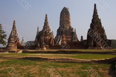 The ruins of an ancient temple