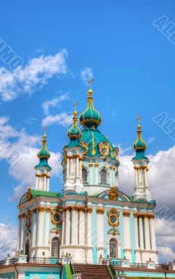 St. Andrew church in Kiev, Ukraine
