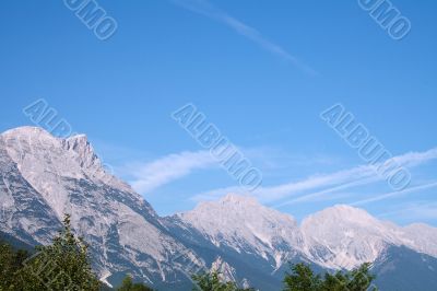 view of the mountains