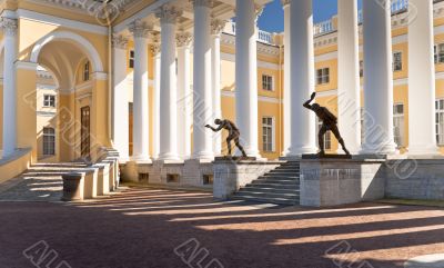 Light and shade of classical building