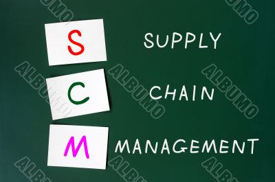 Acronym of SCM for supply chain management 